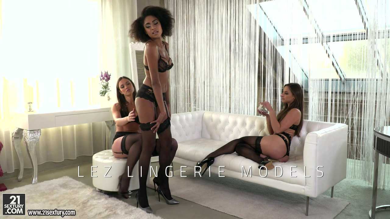 Lez Lingerie Models