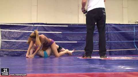 Nude Fight Club Presents: Joanna Sweet vs Judy Smile, Scene #01